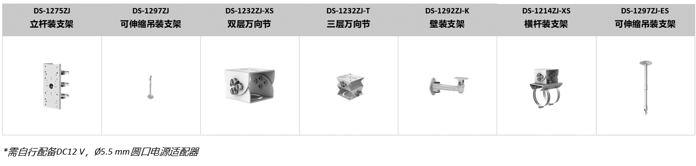 智能白光全彩双目广角网络摄像机